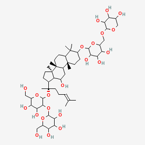 molecular formula C53H90O22 B10780541 20(R)-Propanaxadiol;R-ginsenoside Rg3 