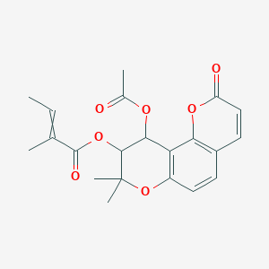 molecular formula C21H22O7 B10780601 (+)-Praeruptorin A 