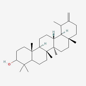 molecular formula C30H50O B10780604 (6aR,6aR,6bR,8aR,12aR,14aR,14bR)-4,4,6a,6b,8a,12,14b-heptamethyl-11-methylidene-1,2,3,4a,5,6,6a,7,8,9,10,12,12a,13,14,14a-hexadecahydropicen-3-ol 