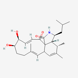 (3E,5S,6R,9E,11S,14S,15R,16S)-5,6-dihydroxy-9,13,14-trimethyl-16-(2-methylpropyl)-17-azatricyclo[9.7.0.01,15]octadeca-3,9,12-triene-2,18-dione