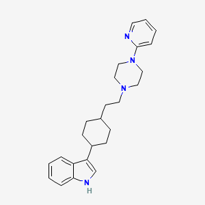 3-{4-[2-(4-Pyridin-2-yl-piperazin-1-yl)-ethyl]-cyclohexyl}-1H-indole