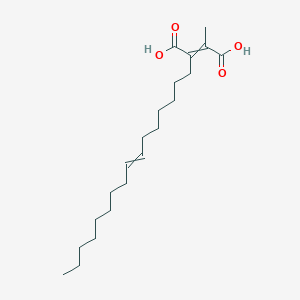 molecular formula C21H36O4 B10780829 2-Hexadec-7-enyl-3-methylbut-2-enedioic acid 