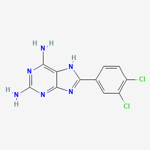 8-(3,4-dichlorophenyl)-9H-purine-2,6-diamine