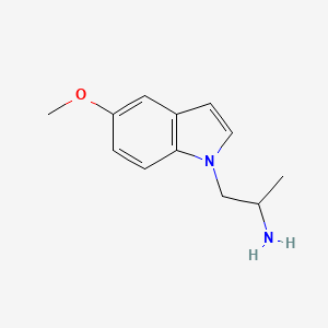 1-(5-Methoxyindol-1-yl)propan-2-amine