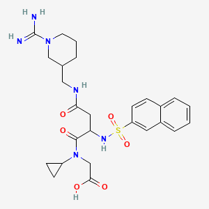 molecular formula C26H34N6O6S B10780985 Ro 46-6240 hydrate;Ro 46-6240/010 hydrate 