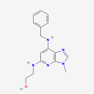 2-[[7-(Benzylamino)-3-methylimidazo[4,5-b]pyridin-5-yl]amino]ethanol