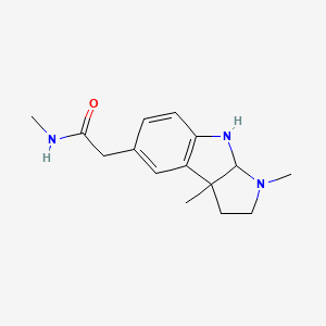 2-(3,8b-dimethyl-1,2,3a,4-tetrahydropyrrolo[2,3-b]indol-7-yl)-N-methylacetamide