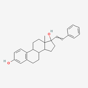 13-methyl-17-(2-phenylethenyl)-7,8,9,11,12,14,15,16-octahydro-6H-cyclopenta[a]phenanthrene-3,17-diol