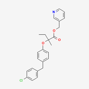 molecular formula C24H24ClNO3 B10781295 Eniclobrate CAS No. 60662-18-2