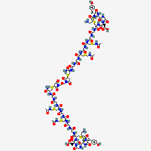 molecular formula C112H162N36O43S10 B10781306 Unii-54M83JF5OX 