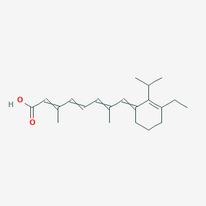 8-(3-Ethyl-2-propan-2-ylcyclohex-2-en-1-ylidene)-3,7-dimethylocta-2,4,6-trienoic acid