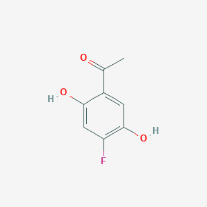 B107816 1-(4-Fluoro-2,5-dihydroxyphenyl)ethanone CAS No. 88772-48-9