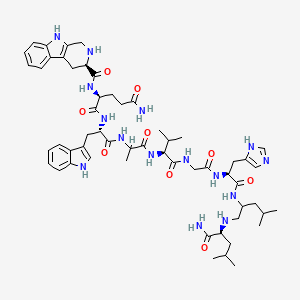 molecular formula C56H79N15O9 B10781997 Ccris 6547 CAS No. 138147-78-1