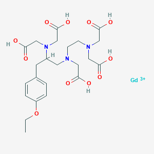 molecular formula C23H33GdN3O11+3 B10782188 Gadoxate 