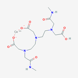 Calcium;2-[2-[carboxylatomethyl-[2-(methylamino)-2-oxoethyl]amino]ethyl-[2-[carboxymethyl-[2-(methylamino)-2-oxoethyl]amino]ethyl]amino]acetate