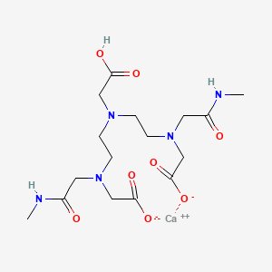 Calcium;2-[2-[2-[carboxylatomethyl-[2-(methylamino)-2-oxoethyl]amino]ethyl-(carboxymethyl)amino]ethyl-[2-(methylamino)-2-oxoethyl]amino]acetate