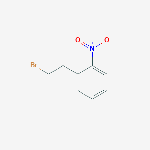 molecular formula C8H8BrNO2 B107829 1-(2-Bromoethyl)-2-nitrobenceno CAS No. 16793-89-8