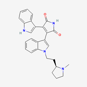 3-(1h-Indol-3-Yl)-4-{1-[2-(1-Methylpyrrolidin-2-Yl)ethyl]-1h-Indol-3-Yl}-1h-Pyrrole-2,5-Dione