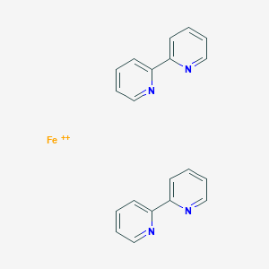 molecular formula C20H16FeN4+2 B107834 双(2,2'-联吡啶)铁(II) CAS No. 15552-69-9
