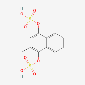 molecular formula C11H10O8S2 B10784705 Menadiol disulfate CAS No. 29520-22-7