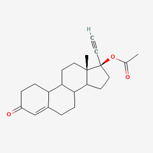 [(13S,17R)-17-ethynyl-13-methyl-3-oxo-1,2,6,7,8,9,10,11,12,14,15,16-dodecahydrocyclopenta[a]phenanthren-17-yl] acetate