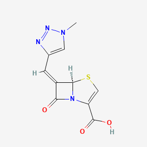 (5r)-(z)-6-(1-Methyl-1,2,3-triazol-4-ylmethylene)penem-3-carboxylic acid