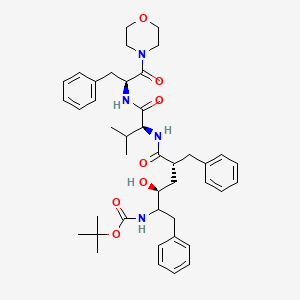 Boc-phepsi(CH(OH)CH2)phe-val-phe-morpholine