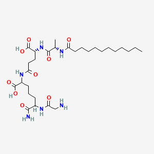 molecular formula C29H52N6O9 B10784745 Pimelautida CAS No. 78512-63-7