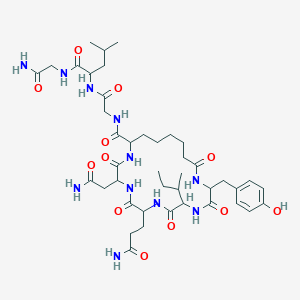 molecular formula C42H65N11O12 B10784787 Cagutocin 