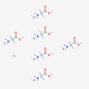 molecular formula C36H54N6O12Tc B10784793 (99m)-Tc-CPI 