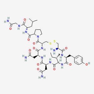 molecular formula C42H64N12O12S2 B10784820 Oxytocin, 4-L-asparagine- 