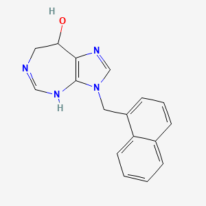 molecular formula C17H16N4O B10784868 Coformycin aglycon derivative-1 