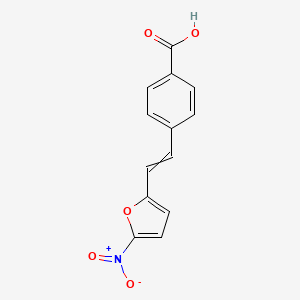 molecular formula C13H9NO5 B10784907 Nifurstyrenate 