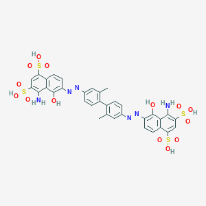 molecular formula C34H28N6O14S4 B10784914 Evans Blue tetrasodium salt 