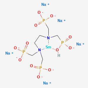 pentasodium;[2-[bis(phosphonatomethyl)amino]ethyl-(phosphonatomethyl)amino]methyl-hydroxyphosphinate;samarium