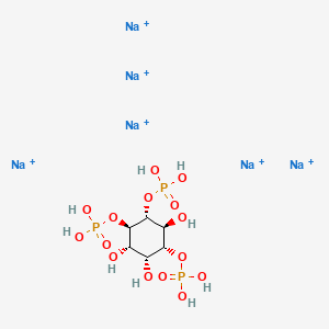 hexasodium;[(1R,2S,3R,4R,5S,6R)-2,3,5-trihydroxy-4,6-diphosphonooxycyclohexyl] dihydrogen phosphate