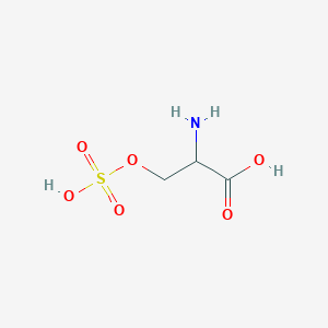 molecular formula C3H7NO6S B10784956 H-D-Ser(SOH)-OH CAS No. 5438-01-7