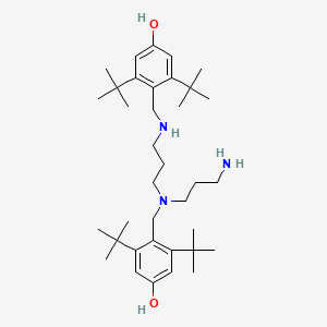 molecular formula C36H61N3O2 B10784969 Adibenzylnorspermidine 