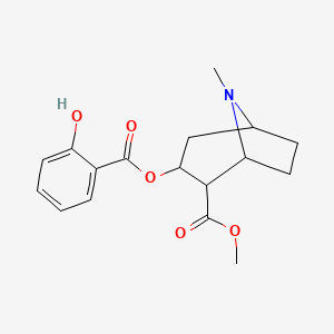 Methyl 3-(2-hydroxybenzoyl)oxy-8-methyl-8-azabicyclo[3.2.1]octane-2-carboxylate