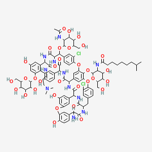 molecular formula C93H109Cl2N11O32 B10785164 Mideplanin CAS No. 113653-74-0