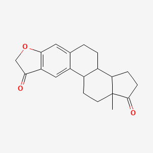 molecular formula C20H22O3 B10785174 18-Methyl-7-oxapentacyclo[11.7.0.02,10.04,8.014,18]icosa-2,4(8),9-triene-5,17-dione 