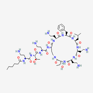 molecular formula C53H92N16O13 B10785186 Sulfomyxin CAS No. 1405-52-3