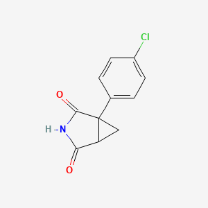 1-(4-Chlorophenyl)-3-azabicyclo[3.1.0]hexane-2,4-dione