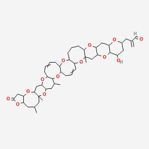 molecular formula C49H70O13 B10785463 BREVETOXIN PbTx-1 