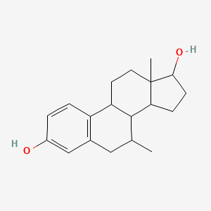 7,13-Dimethyl-6,7,8,9,11,12,14,15,16,17-decahydrocyclopenta[a]phenanthrene-3,17-diol