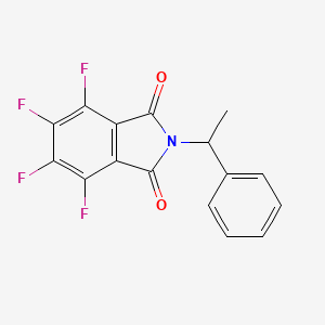 4,5,6,7-Tetrafluoro-2-(1-phenylethyl)isoindole-1,3-dione