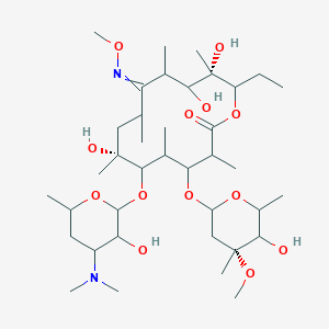 molecular formula C38H70N2O13 B10785596 Erythromycin A 9-methoxime; Wy 48314 