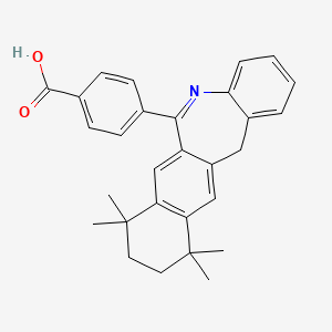 4-(8,8,11,11-tetramethyl-10,13-dihydro-9H-naphtho[2,3-c][1]benzazepin-6-yl)benzoic acid