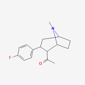 1-[3-(4-Fluoro-phenyl)-8-methyl-8-aza-bicyclo[3.2.1]oct-2-yl]-ethanone