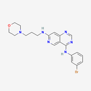 molecular formula C20H23BrN6O B10785692 Pyrido[4,3-d]pyrimidine deriv. 3r 